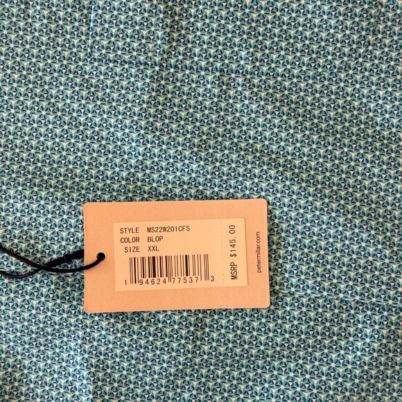 NWT Peter Millar Mens Short Sleeve Sport Shirt XXL - Picture 5 of 8